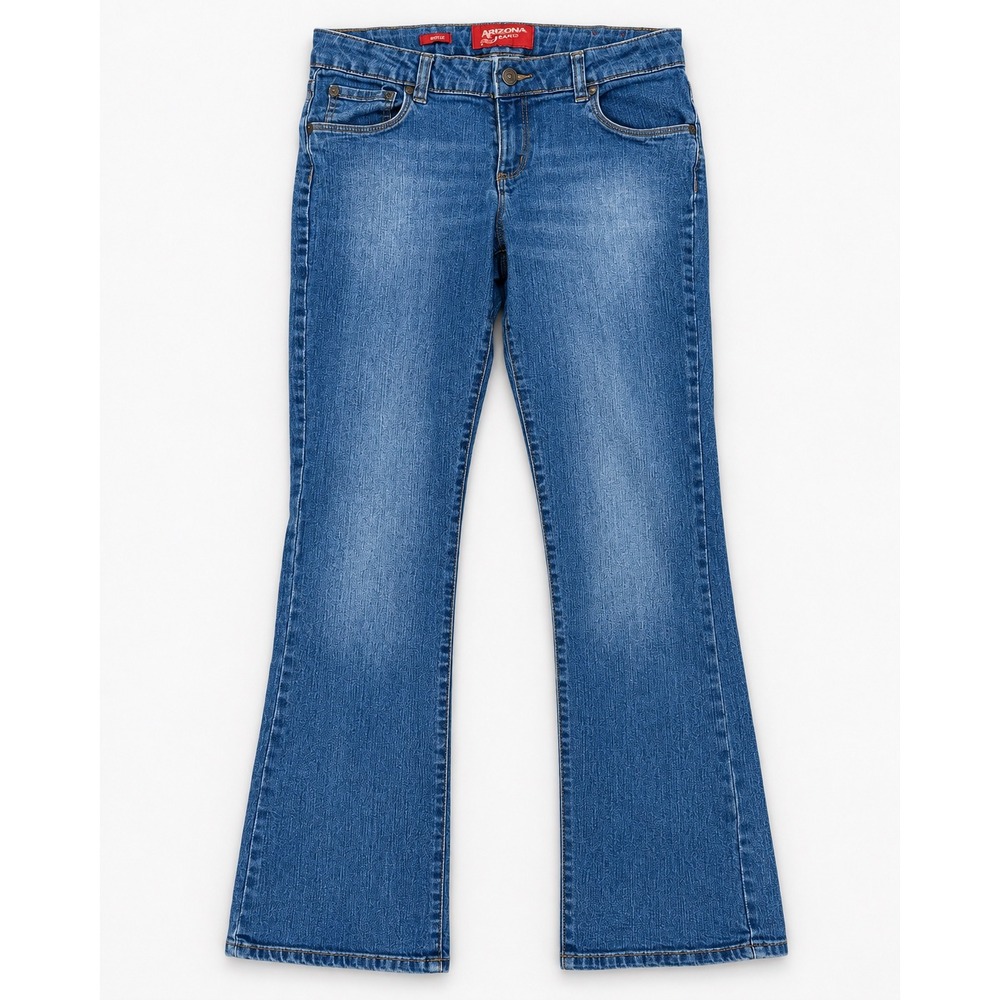 Arizona Jean Co Girls Plus Bootcut Jeans Blue Denim Size 14.5 Plus Adjustable